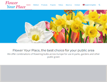 Tablet Screenshot of floweryourplace.com